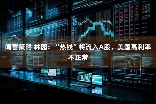 闻喜策略 林园：“热钱”将流入A股，美国高利率不正常
